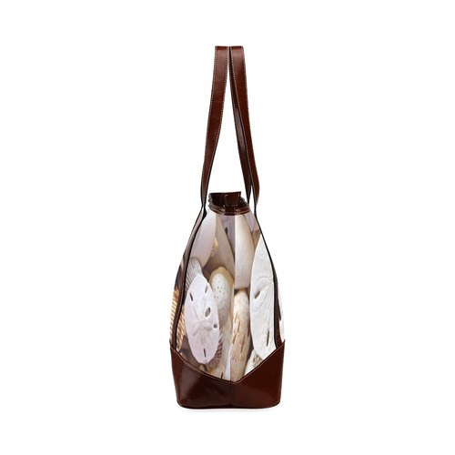 Seashells And Sand Dollars Tote Handbag (Model 1642)