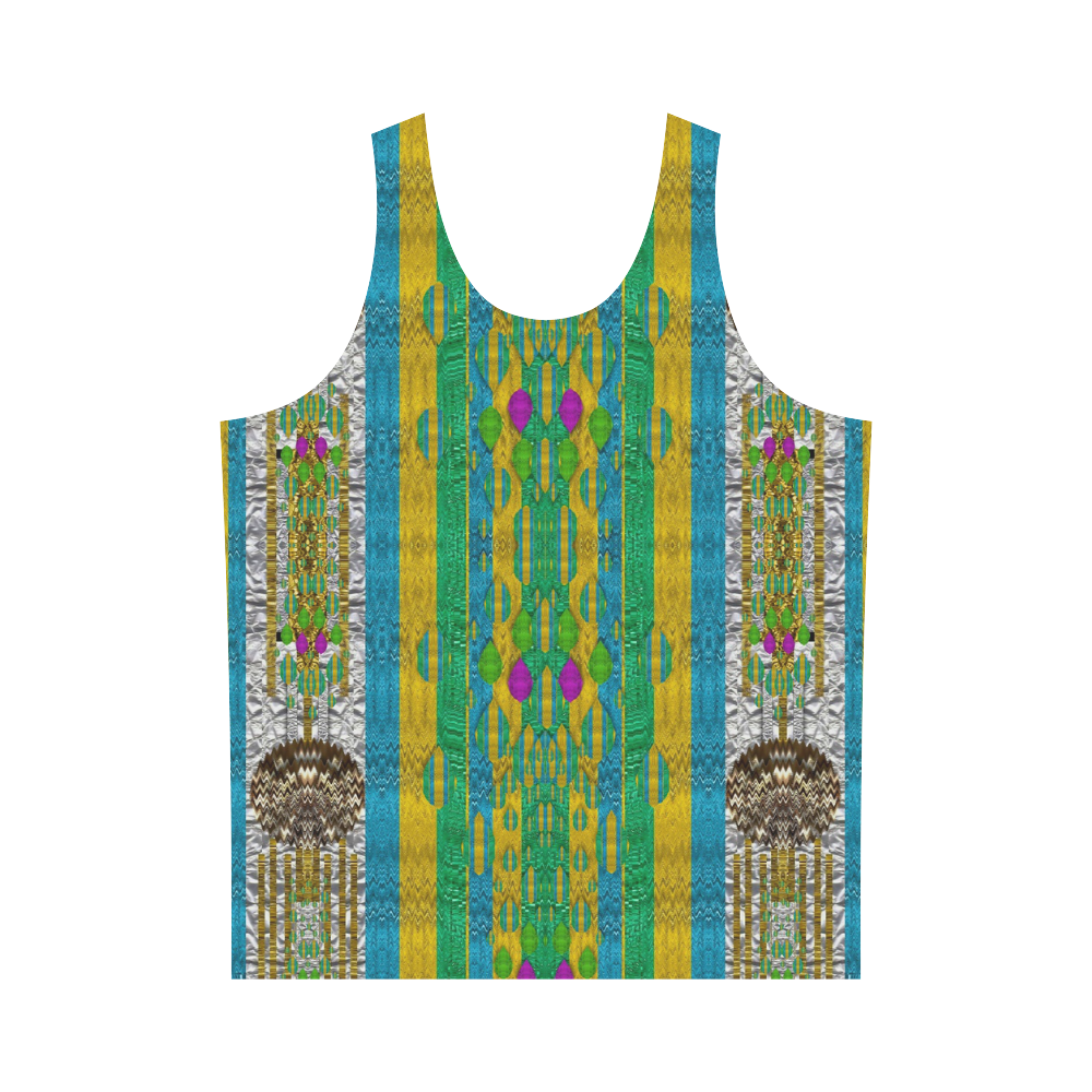 rainbows rain in the golden mangrove forest All Over Print Tank Top for Men (Model T43)