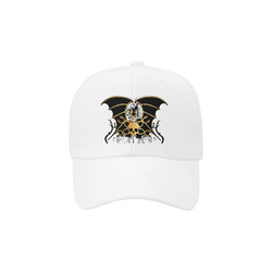 Skull with snakes and wings Dad Cap