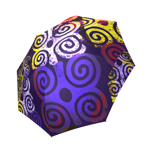 African Courage Pattern Foldable Umbrella (Model U01)