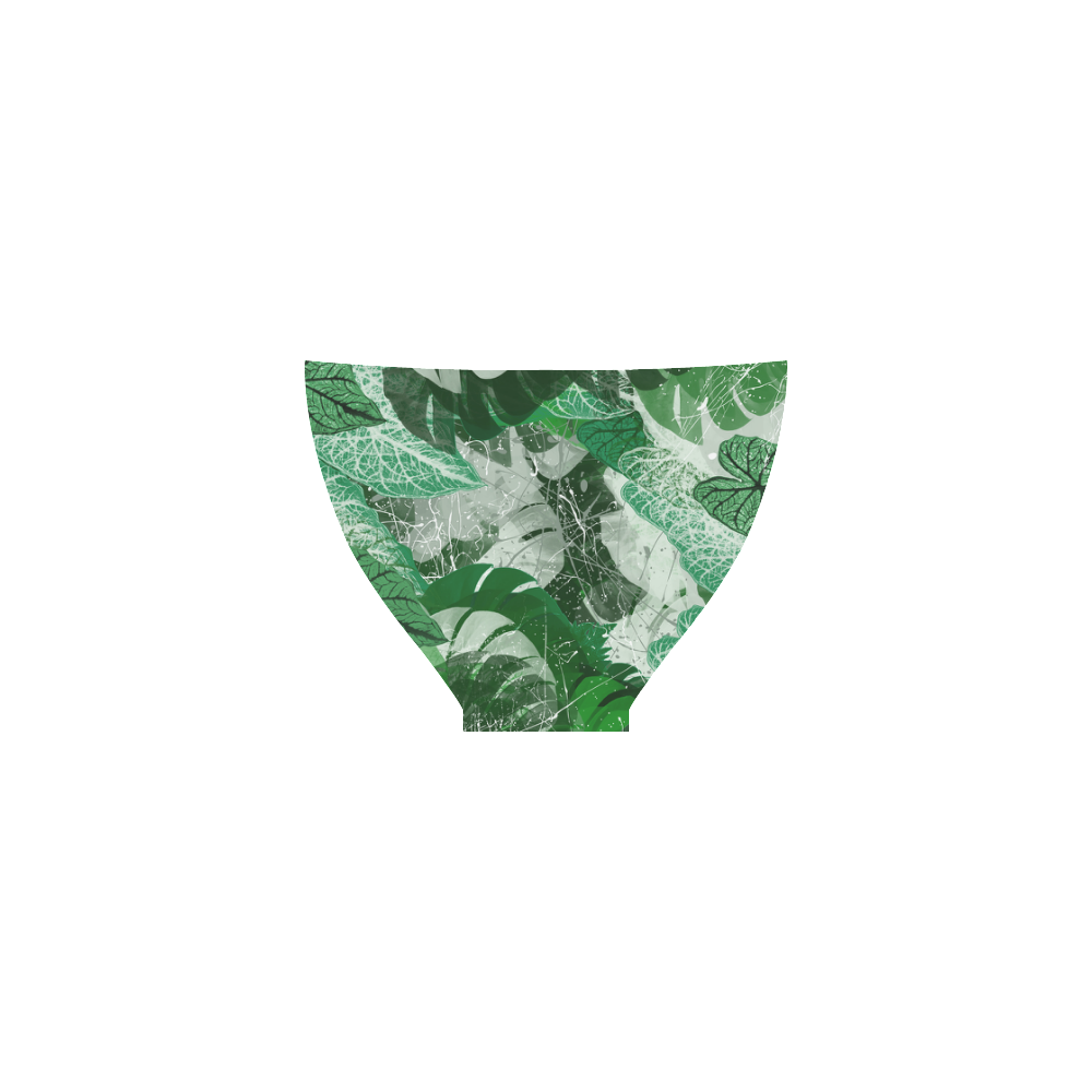 Tropical leaves Custom Bikini Swimsuit