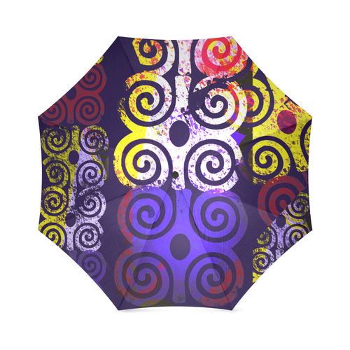 African Courage Pattern Foldable Umbrella (Model U01)