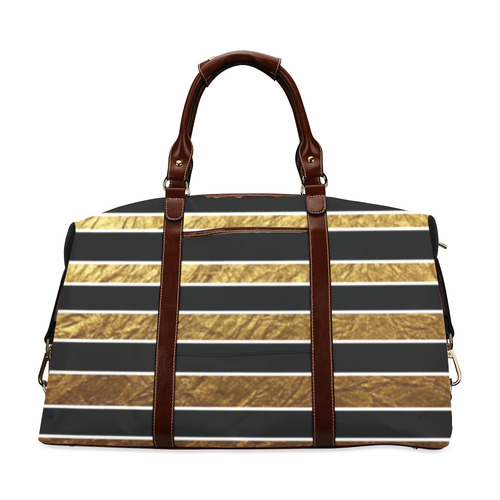 Gold & Black GLAM birth bag Classic Travel Bag (Model 1643) Remake