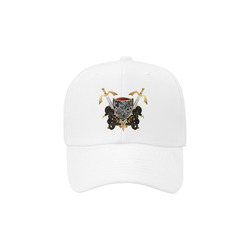 Coat of arms with skulls Dad Cap