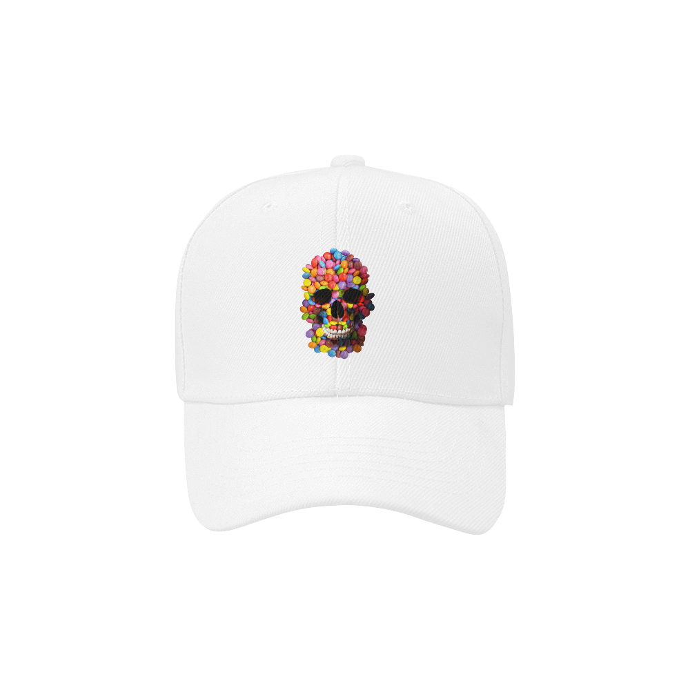 Sugar Candy Skull Dad Cap
