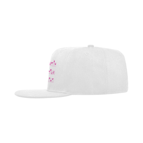 Music Notation Concept Cats Pink Unisex Snapback Hat