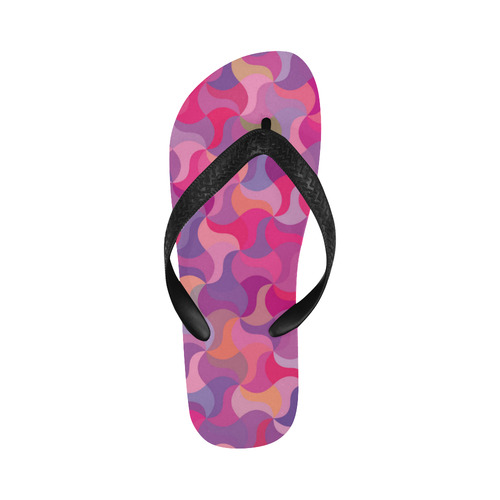 Mosaic Pattern 4 Flip Flops for Men/Women (Model 040)