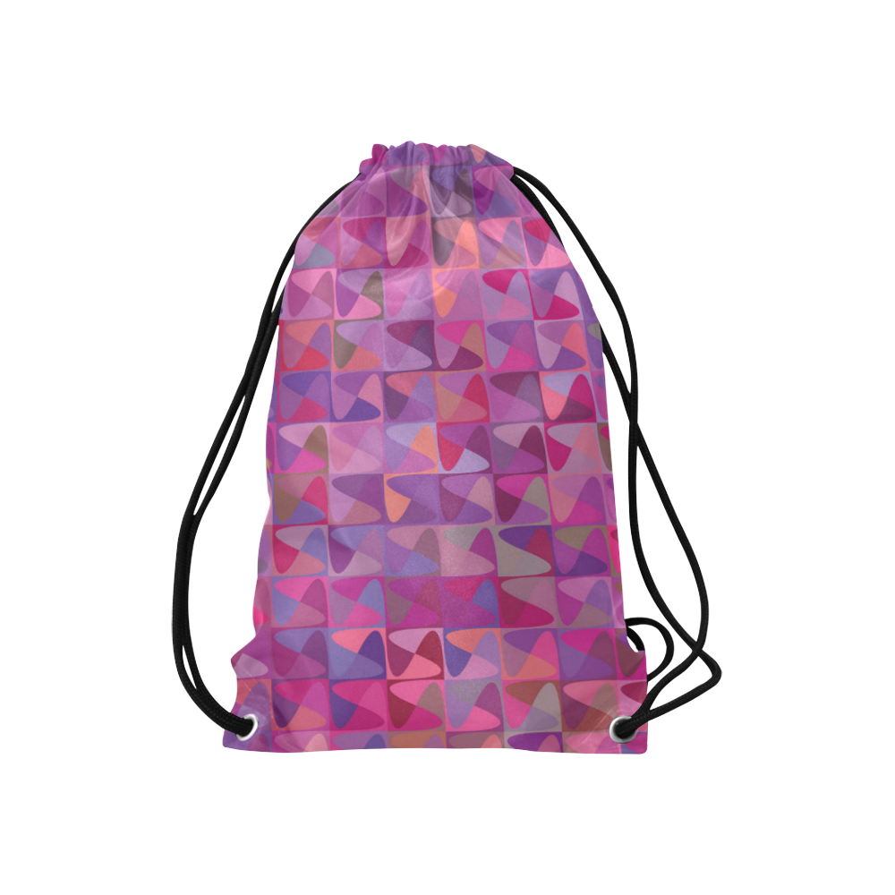 Mosaic Pattern 7 Small Drawstring Bag Model 1604 (Twin Sides) 11"(W) * 17.7"(H)