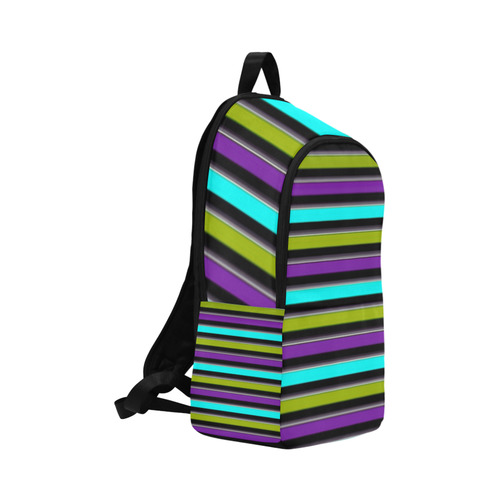 retro stripe 1 Fabric Backpack for Adult (Model 1659)
