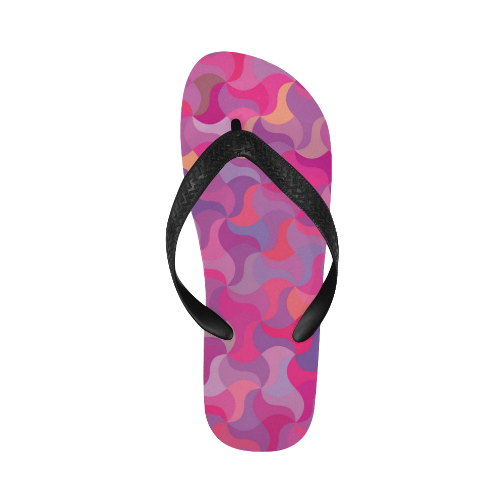 Mosaic Pattern 4 Flip Flops for Men/Women (Model 040)