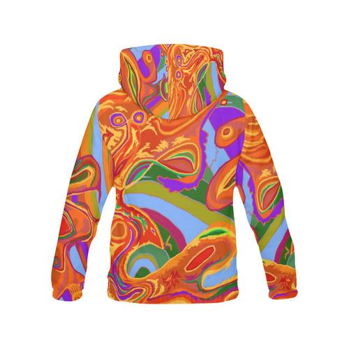 Shamanic Art Allover Printed Hoodie All Over Print Hoodie for Men (USA Size) (Model H13)