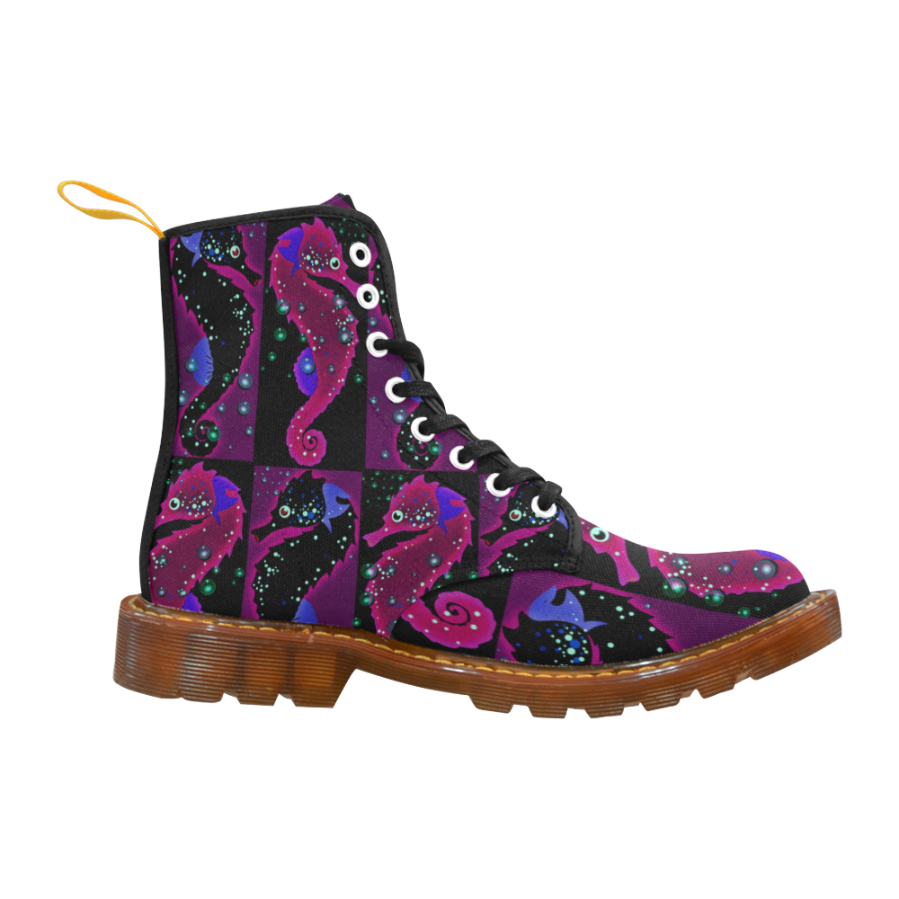 Seahorse Parade Red Martin Boots For Women Model 1203H