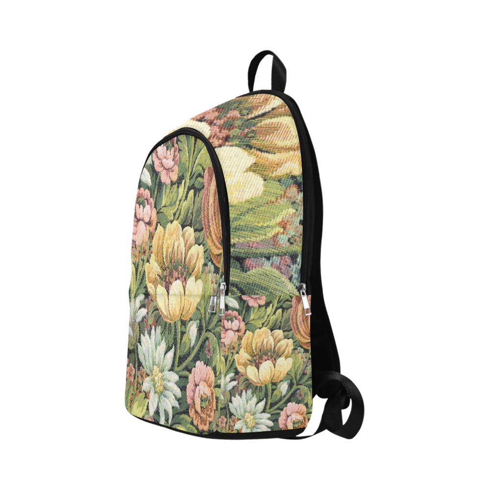 Grandma's Comfy Floral Abstract Fabric Backpack for Adult (Model 1659)