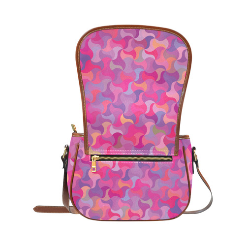 Mosaic Pattern 4 Saddle Bag/Small (Model 1649) Full Customization