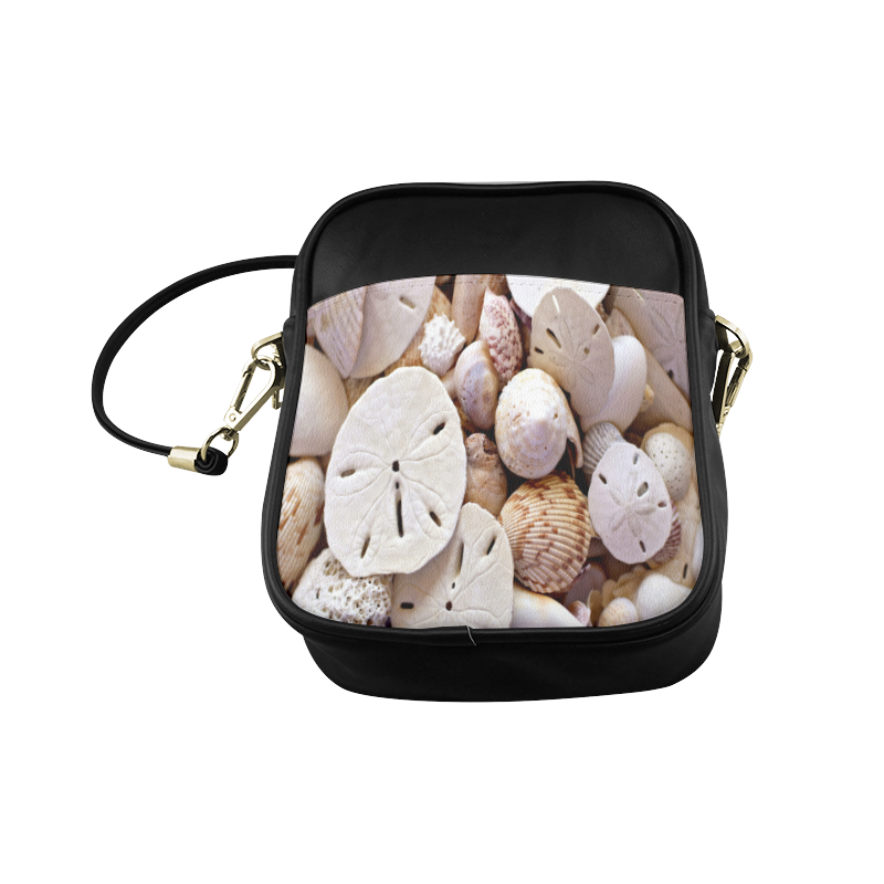 Seashells And Sand Dollars Sling Bag (Model 1627)