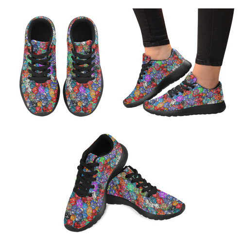 Sugar Skulls - Calaveras Women’s Running Shoes (Model 020)