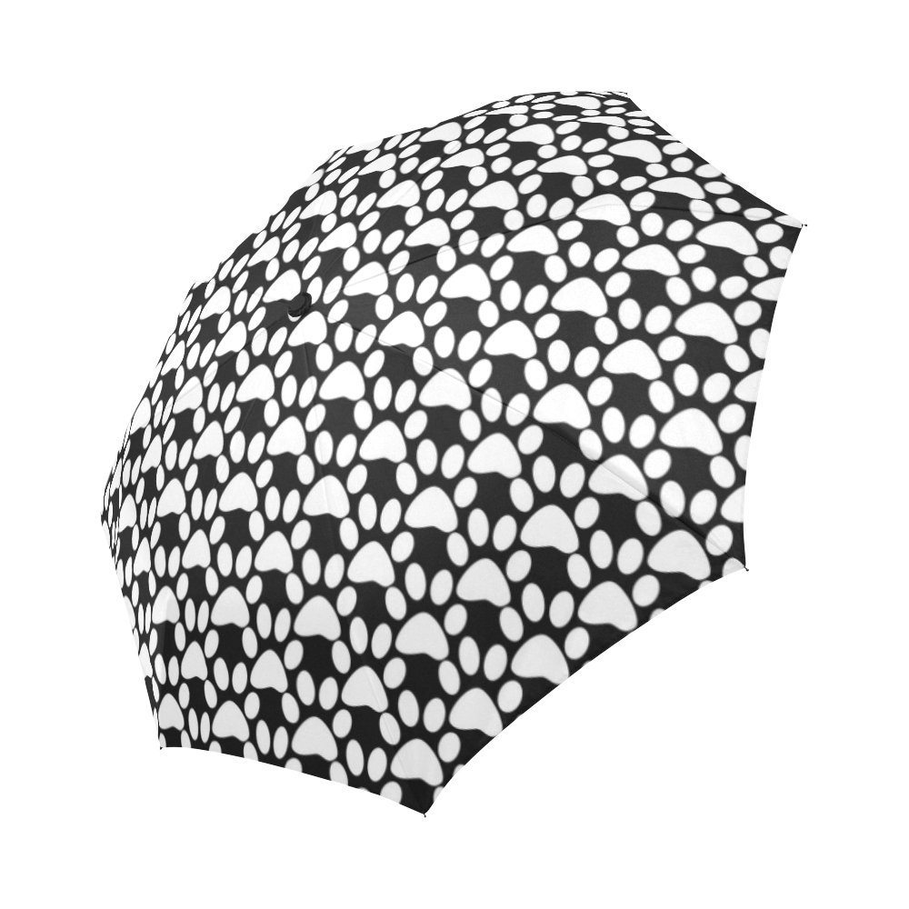 Black and white . traces . Auto-Foldable Umbrella (Model U04)