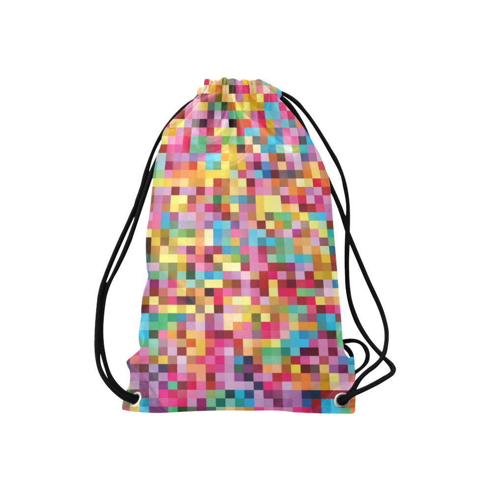 Mosaic Pattern 2 Small Drawstring Bag Model 1604 (Twin Sides) 11"(W) * 17.7"(H)