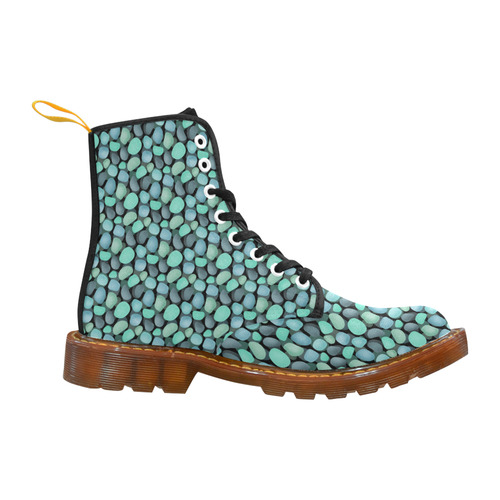 Blue and turquoise stones . Martin Boots For Women Model 1203H