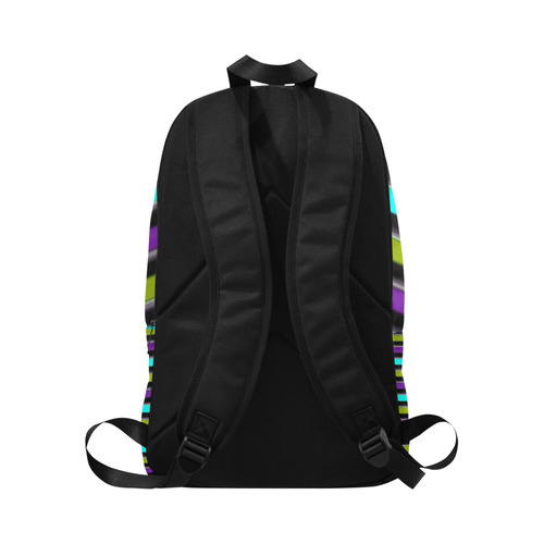 retro stripe 1 Fabric Backpack for Adult (Model 1659)