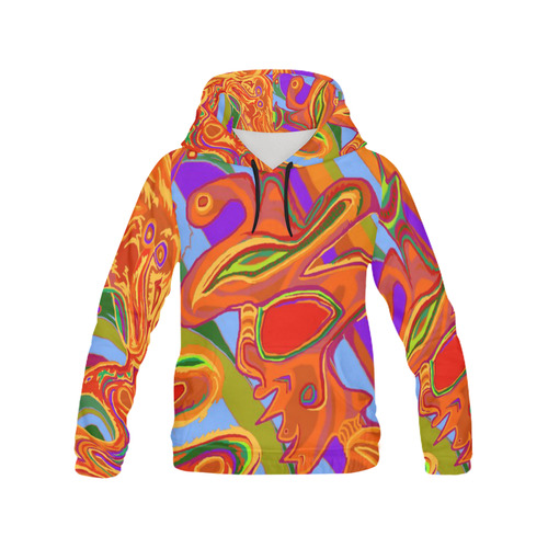 Shamanic Art Allover Printed Hoodie All Over Print Hoodie for Men (USA Size) (Model H13)