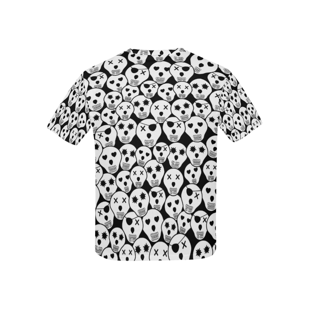 Silly Skull Halloween Design Kids' All Over Print T-shirt (USA Size) (Model T40)