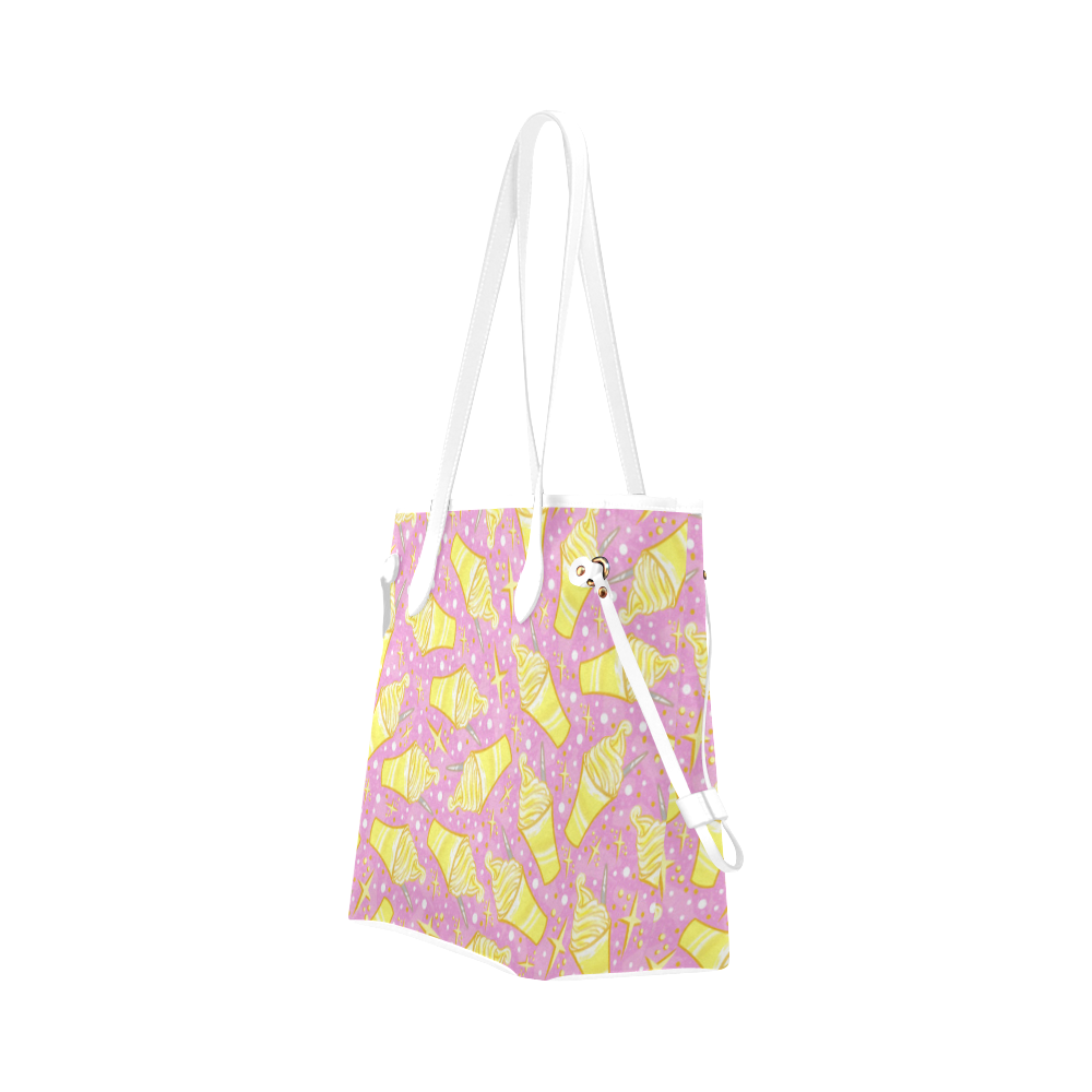 Pineapple Float Clover Canvas Tote Bag (Model 1661)