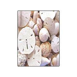 Seashells And Sand Dollars Blanket 50"x60"