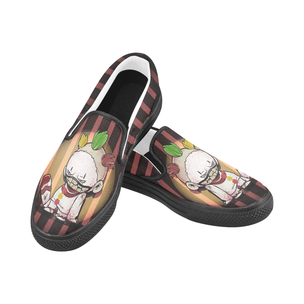 twisty_SHU Men's Slip-on Canvas Shoes (Model 019)