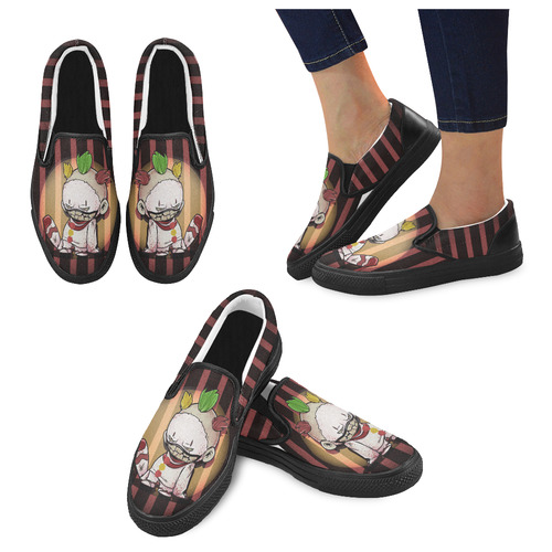 twisty_SHU Men's Slip-on Canvas Shoes (Model 019)