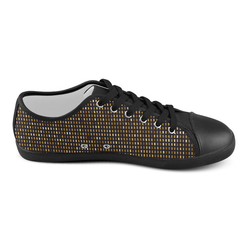 Mosaic Pattern 1 Canvas Shoes for Women/Large Size (Model 016)