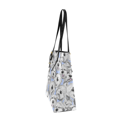 OES heads light blue Euramerican Tote Bag/Small (Model 1655)