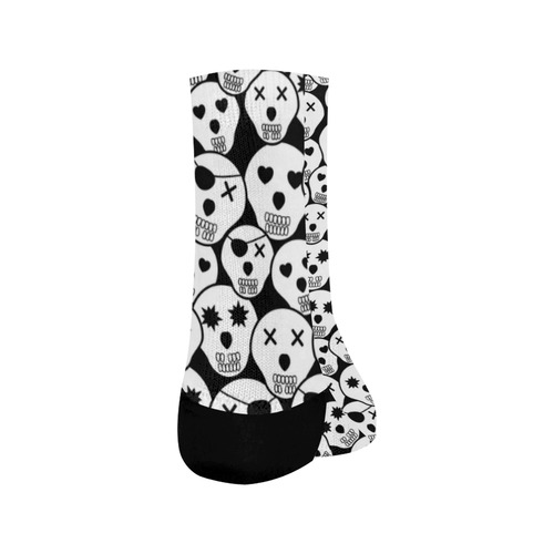 Silly Skull Halloween Design Crew Socks