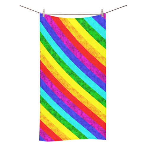 Rainbow abstract pattern Bath Towel 30"x56"