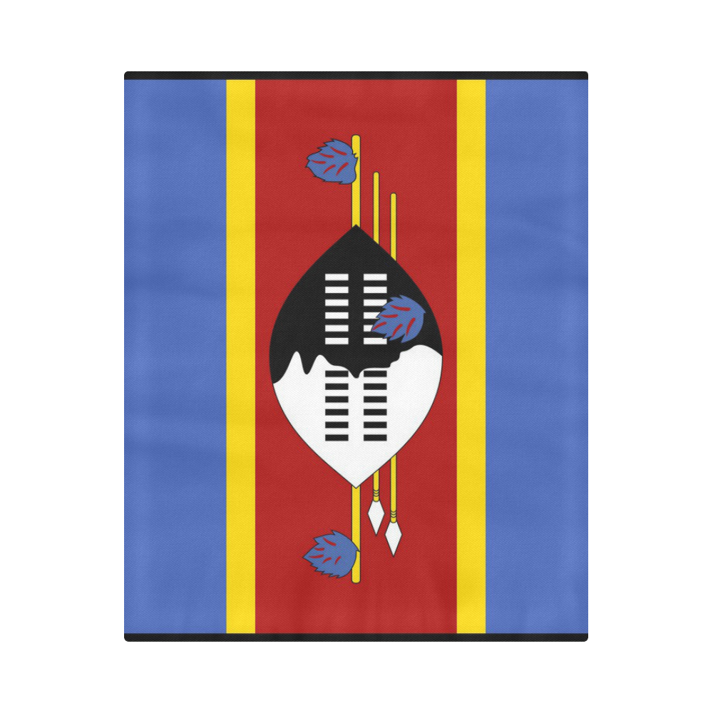 SWAZILAND FLAG Duvet Cover 86"x70" ( All-over-print)