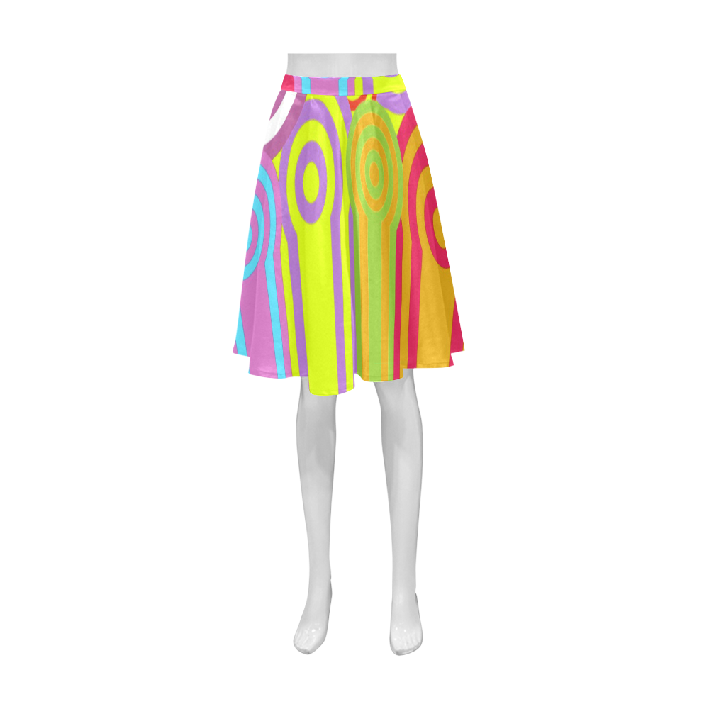 1960's circles Athena Women's Short Skirt (Model D15)