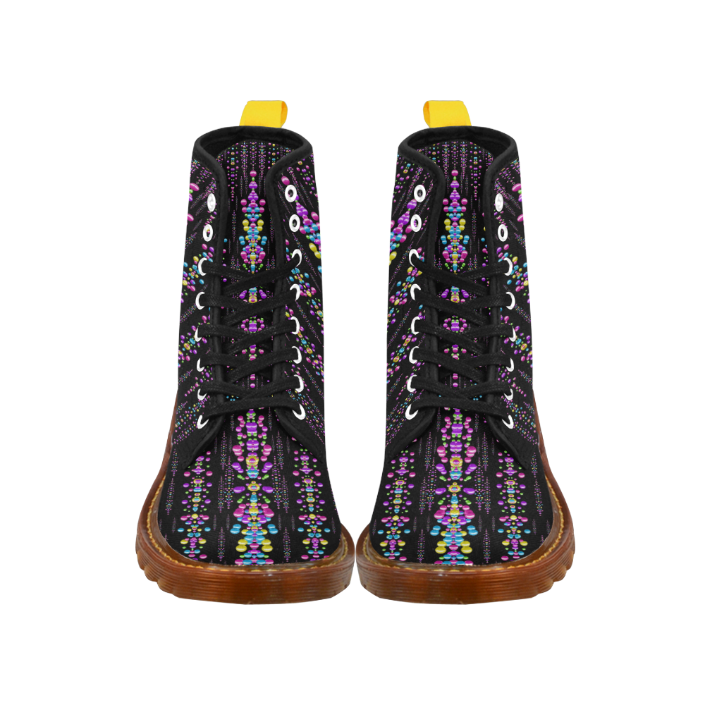 rainbow asteroid pearls in the wonderful night Martin Boots For Women Model 1203H