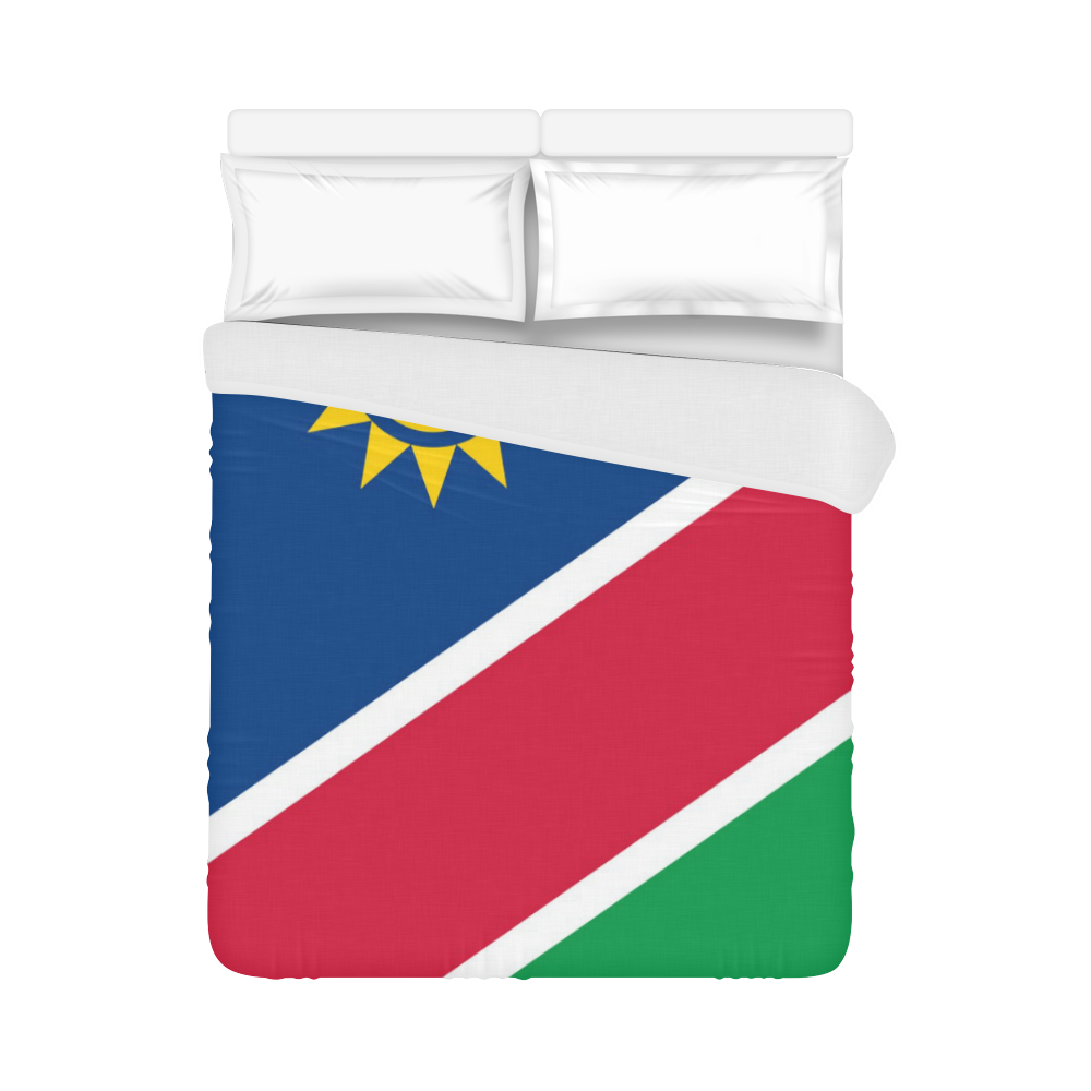 NAMIBIA FLAG Duvet Cover 86"x70" ( All-over-print)