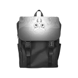 Cute owl, mandala design black and white Casual Shoulders Backpack (Model 1623)