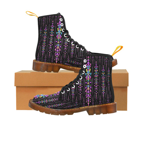 rainbow asteroid pearls in the wonderful night Martin Boots For Men Model 1203H