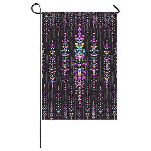 rainbow asteroid pearls in the wonderful night Garden Flag 28''x40'' （Without Flagpole）