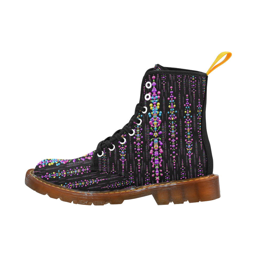 rainbow asteroid pearls in the wonderful night Martin Boots For Men Model 1203H