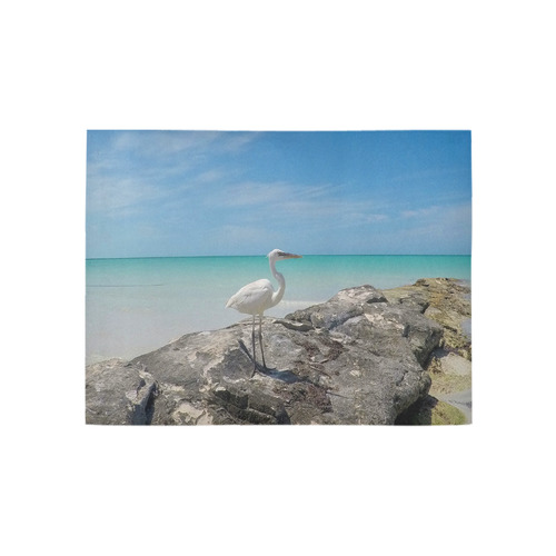 Heron By The Sea Area Rug 5'3''x4'