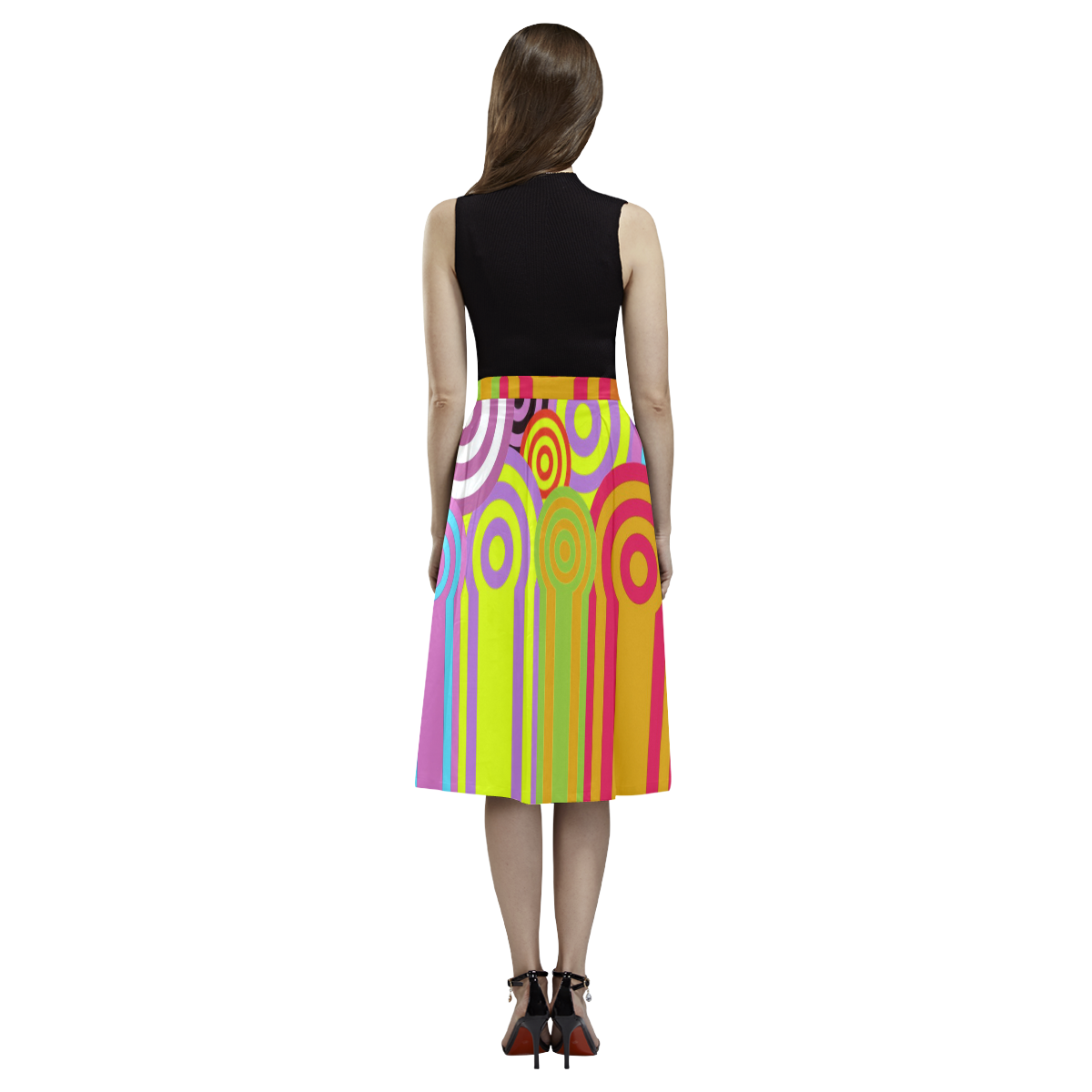 1960's circles Aoede Crepe Skirt (Model D16)