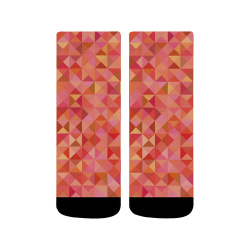 Mosaic Pattern 6 Quarter Socks