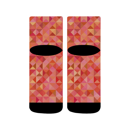 Mosaic Pattern 6 Quarter Socks