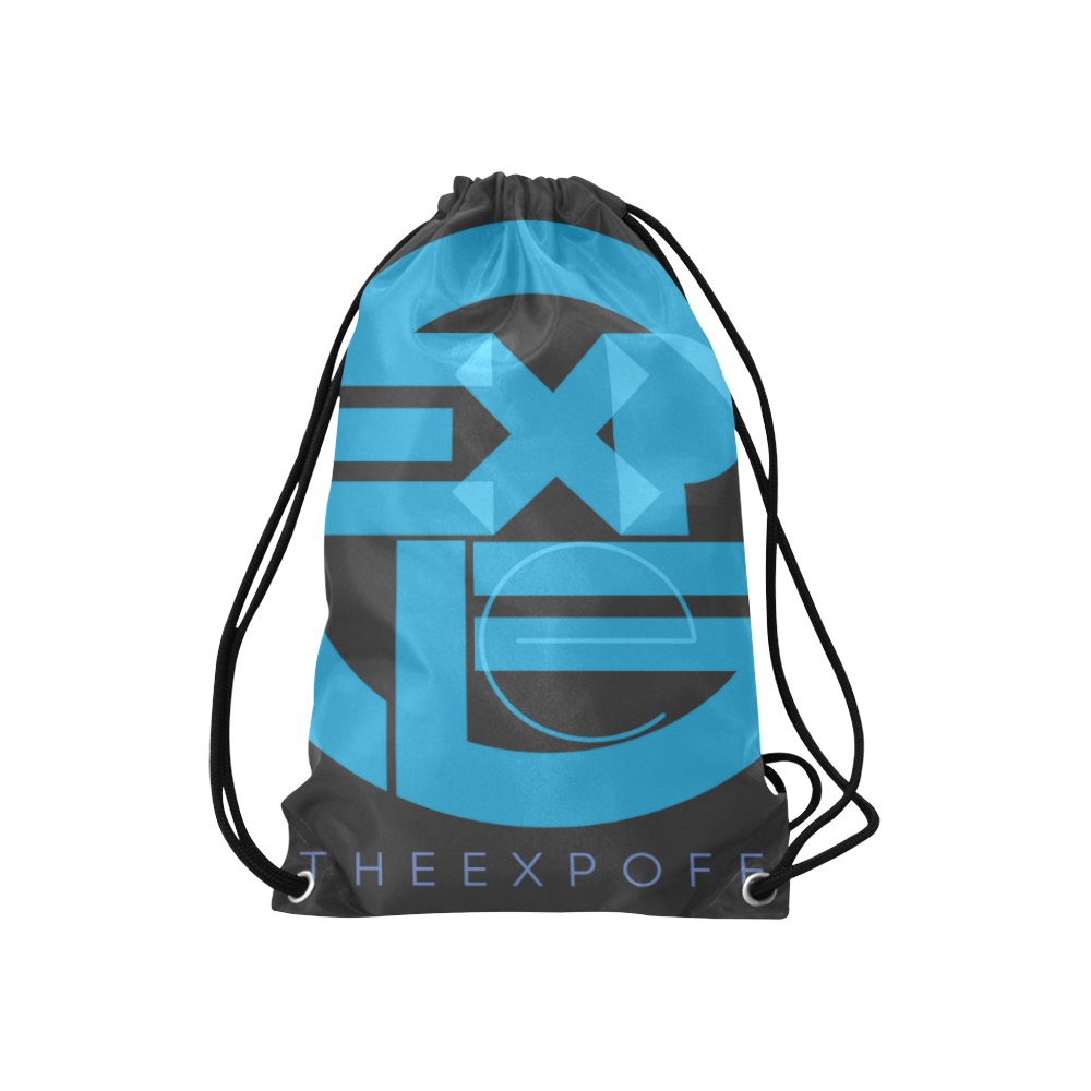 expofebag Small Drawstring Bag Model 1604 (Twin Sides) 11"(W) * 17.7"(H)