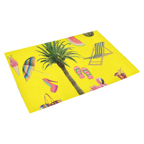 Aloha - Summer Fun 2 Azalea Doormat 30" x 18" (Sponge Material)