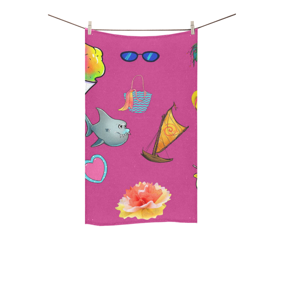 Aloha - Summer Fun 1 Custom Towel 16"x28"