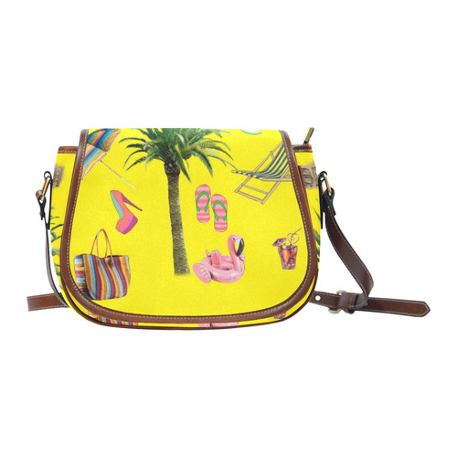 Aloha - Summer Fun 2 Saddle Bag/Large (Model 1649)